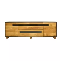 Produkt: Dębowa szafka RTV z drewna litego do salonu LAGOS