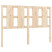 : Wezgłowie łóżka Brąz 140.5 x 4 x 100 cm Lite drewno sosnowe vidaXL