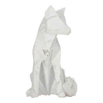 Dekoracja Origami Fox marble, 348240