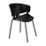 Inny kolor wybarwienia: Krzesło Gondia czarne z tworzywa