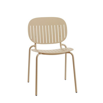 Krzesło SI-SI w paski szare metalowe, 350222