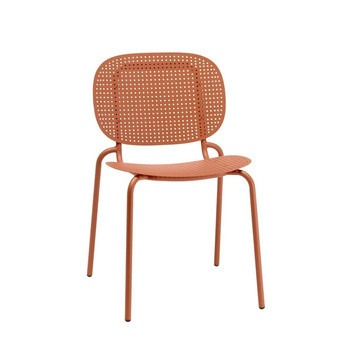 Krzesło SI-SI Dots terracotta metalowe, 350228