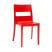 Inny kolor wybarwienia: Krzesło Sai czerwone z tworzywa