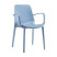 Inny kolor wybarwienia: Krzesło Ginevra z podłokietnikami niebie z tworzywa