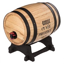 Beczka na wino z dozownikiem, drewniana baryłka, 5,5 L