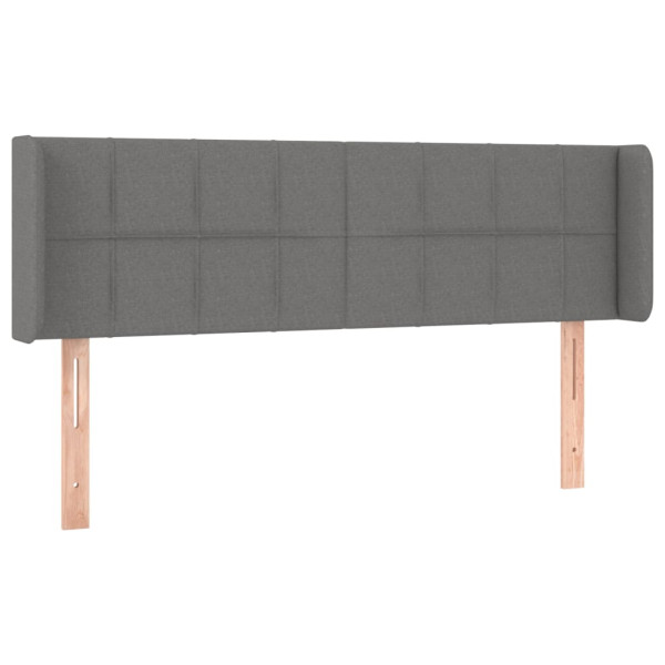Wezgłowie Szary 147 x 16 x 88 cm Tkanina vidaXL, 3610227