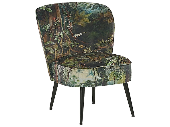 Fotel tapicerowany motyw dżungli, 362004