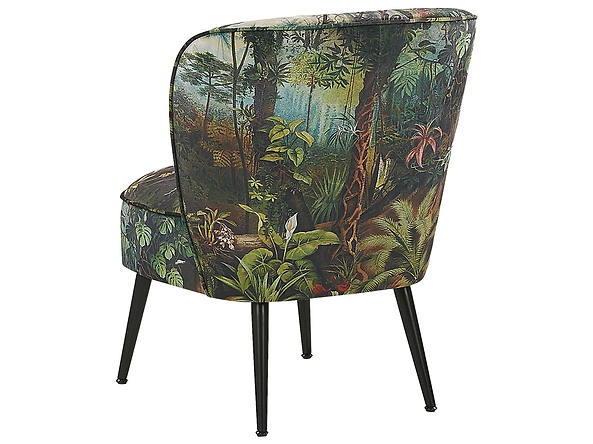 Fotel tapicerowany motyw dżungli, 362008