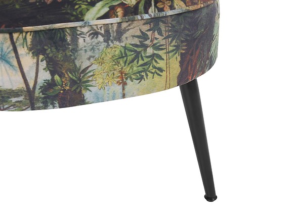 Fotel tapicerowany motyw dżungli, 362010