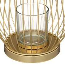 Lampion metalowy na świeczkę, 23,5 cm