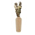 Produkt: Drewniany wazon z bukietem suszonych kwiatów Faya, 30 cm
