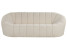 Produkt: Sofa 3 osobowa materiałowa boucle nerka biała