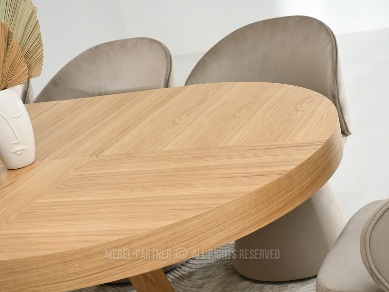 Rozkładany stół Veloro do jadalni i salonu  dąb 130-230cm, 3637316
