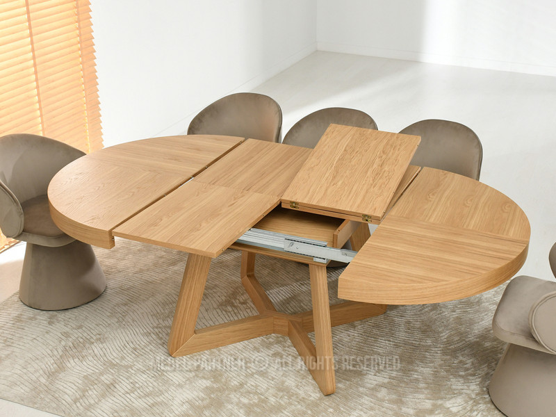 Rozkładany stół Veloro do jadalni i salonu  dąb 130-230cm, 3637324