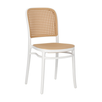 Krzesło Antonio białe z tworzywa, 365831