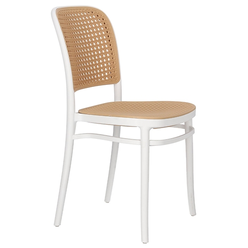 Krzesło Antonio białe z tworzywa, 365836