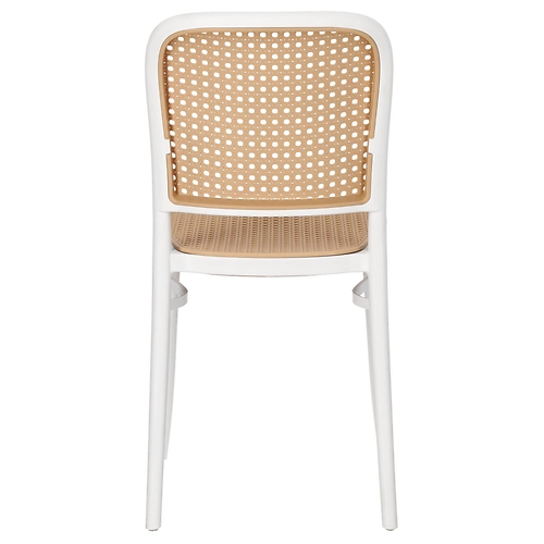 Krzesło Antonio białe z tworzywa, 365842