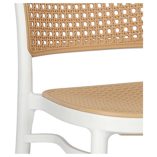 Krzesło Antonio białe z tworzywa, 365843