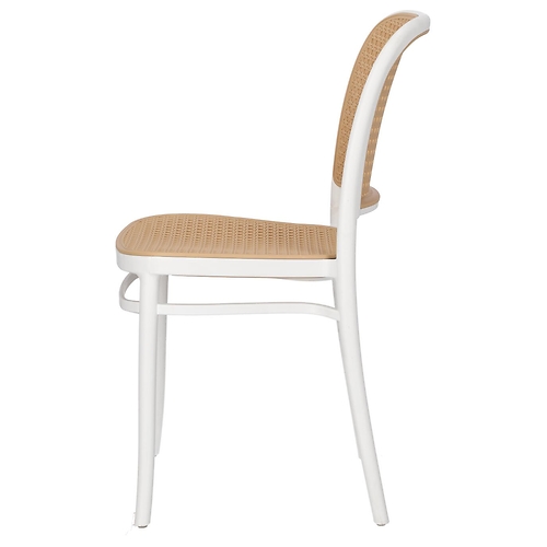 Krzesło Antonio białe z tworzywa, 365844