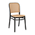 Krzesło Antonio czarne z tworzywa, 365845
