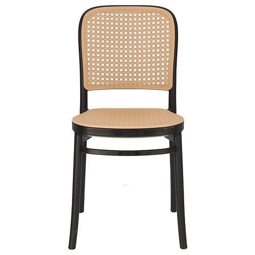 Krzesło Antonio czarne z tworzywa, 365848