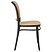 Krzesło Antonio czarne z tworzywa, 365851