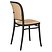 Krzesło Antonio czarne z tworzywa, 365853