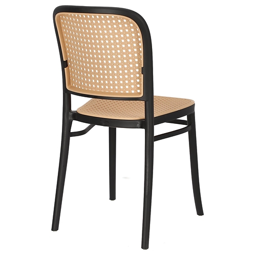 Krzesło Antonio czarne z tworzywa, 365854