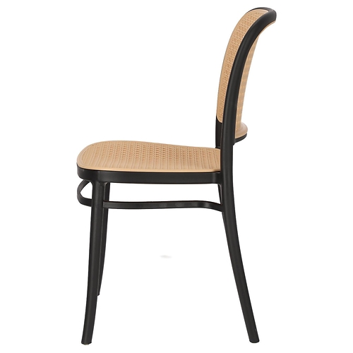 Krzesło Antonio czarne z tworzywa, 365857