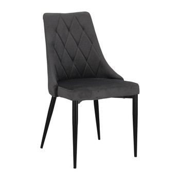 Krzesło Magnat szary tapicerowane, 366705
