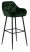 Inny kolor wybarwienia: Krzesło barowe Brooke VIC zielone glamour