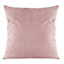 Poduszka 45x45 różowa pudrowa Milo welurowa