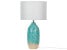 Produkt: Lampa stołowa ceramiczna baza turkusowa lampka