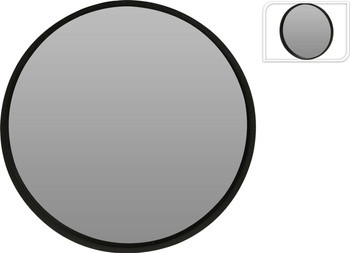 Lustro Afiya 50 cm czarne okrągłe, 373071