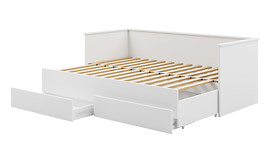 Łóżko rozkładane Helios 160x200 białe