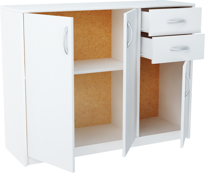 Komoda K021 Biały 85x110x35 cm Bestseller, 3838161