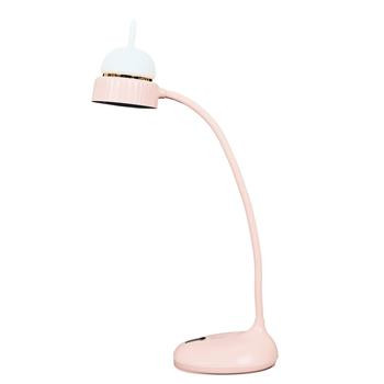 Lampka na biurko Cat LED różowa, 384135