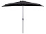 Produkt: Parasol półokrągły ogrodowy 270 cm czarny