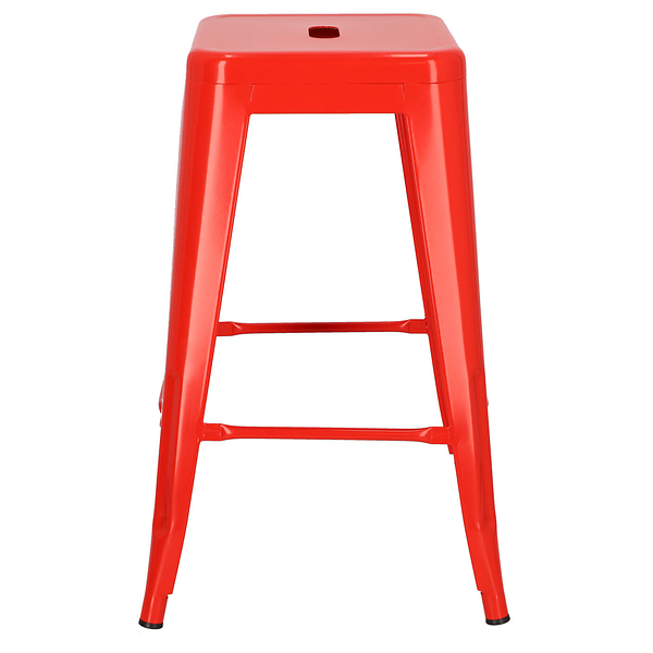 HOKER METALOWY Paris 66cm insp.Tolix HOKER czerwony, 393744