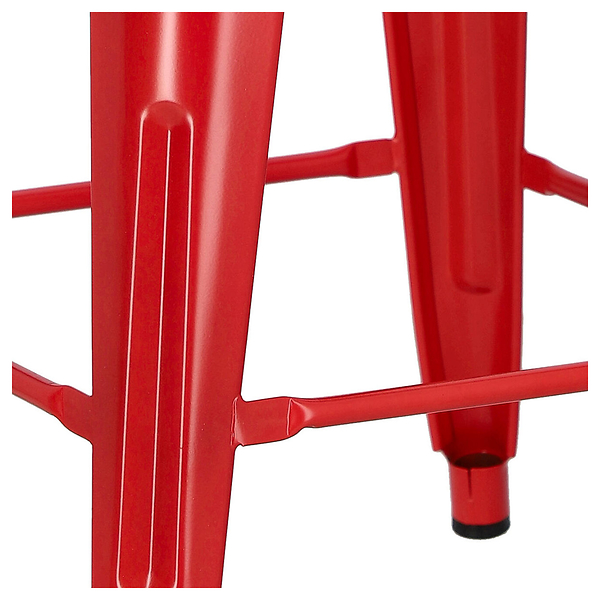 HOKER METALOWY Paris 66cm insp.Tolix HOKER czerwony, 393746
