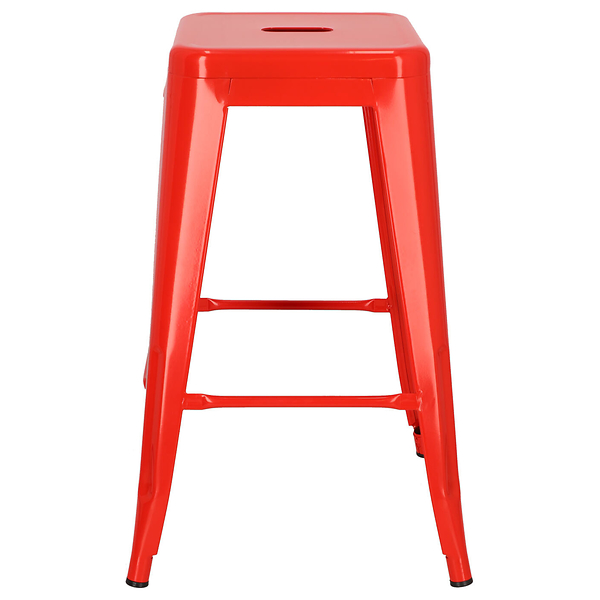 HOKER METALOWY Paris 66cm insp.Tolix HOKER czerwony, 393750