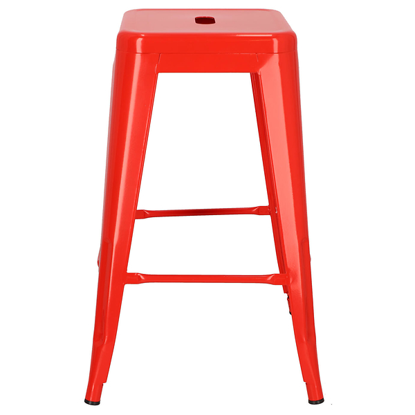 HOKER METALOWY Paris 66cm insp.Tolix HOKER czerwony, 393751