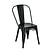 Inny kolor wybarwienia: Krzesło Paris czarne inspirowane Tolix