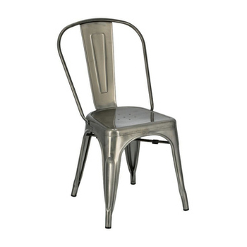 Krzesło Paris metaliczne inspirowa ne Tolix, 393884