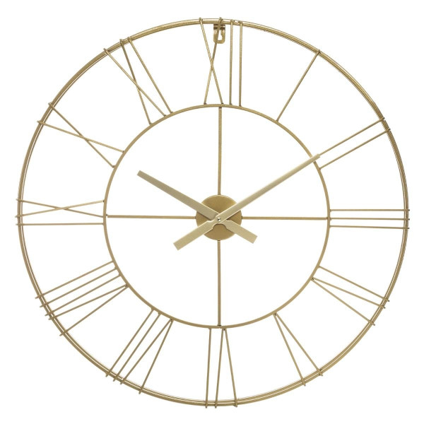 Okrągły zegar ścienny z metalu 3D, Ø 70 cm, 395047