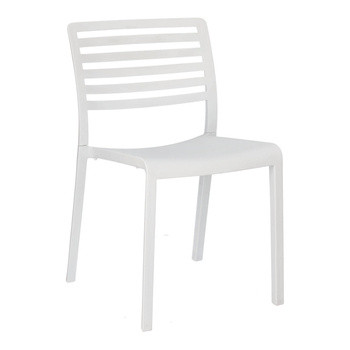 Krzesło Lama białe z tworzywa, 398043