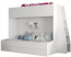 Inny kolor wybarwienia: Łóżko piętrowe Antresola PARTY 17 biały + biały + biały