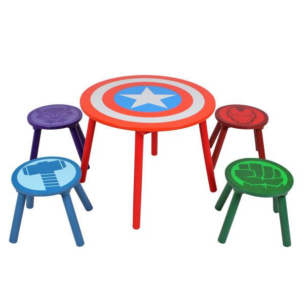 Stolik + 4 Krzesła Komplet Avengers, 401214