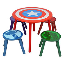 Stolik + 4 Krzesła Komplet Avengers