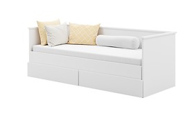 Łóżko rozkładane Helios 160x200 białe